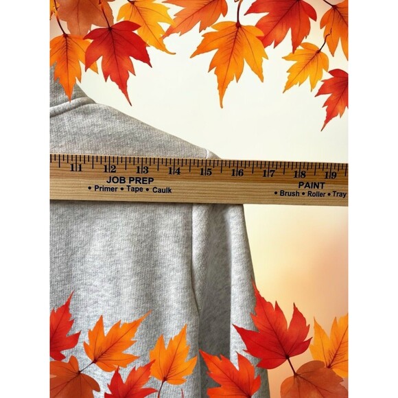 Victoria’s Secret PINK Hoodie GRAY 1/4 Zip Size XS Everyday Classic Logo EUC - Picture 4 of 9